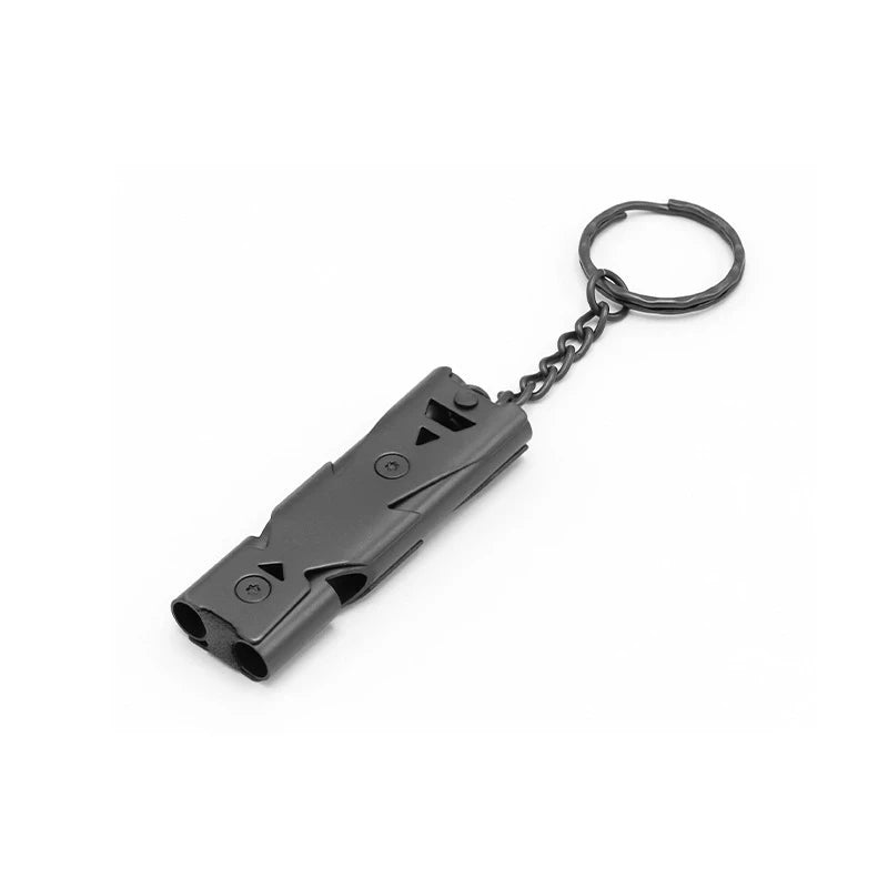 150dB Double Tube High Decibel Survival Whistle Outdoor Emergency Rescue Tool