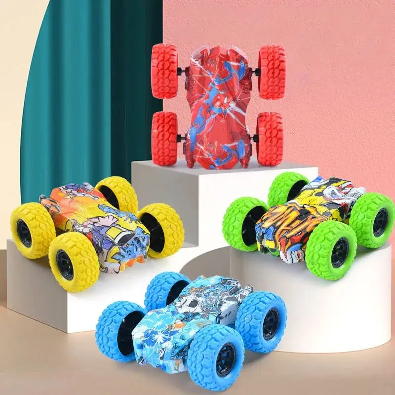 Double-Sided Inertia Off-Road Stunt Toy Car for Kids