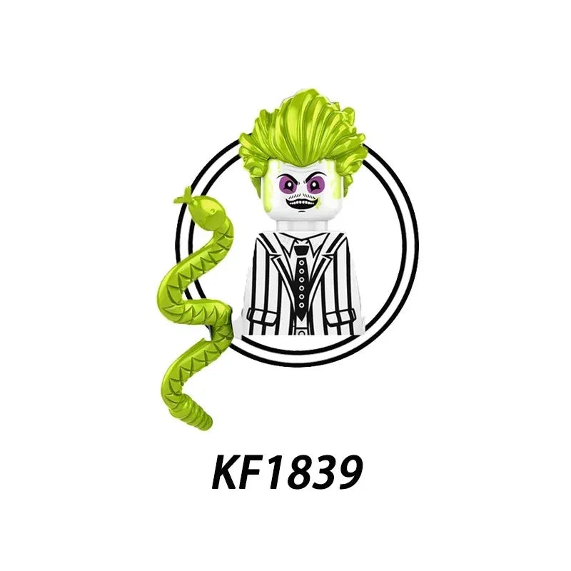 Blind box TP1040 WM6205 KF6173 KF6175 Killer Klowns Mini Figure Classic Horror Thriller Movie Building Block Model Doll Toy Gift