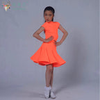 Latin Dance Fringe Dress Customized Tango ChaCha Samba Performance Costumes for Adult and Children's Latin Competition Clothing