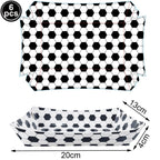 Soccer Theme Disposable Tableware Set Paper Plates Cups Napkins Tablecloth Boys Sports Football Birthday Party Decor Supplies