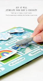Montessori Busy Book for Kids Interactive Learning Activity Book
