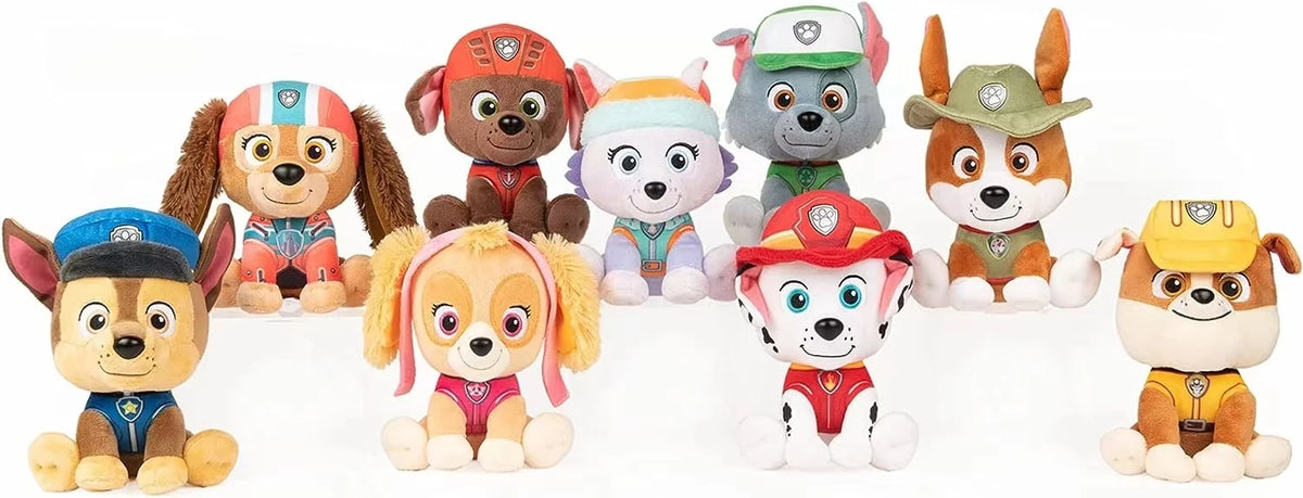 PAW Patrol Liberty, Chase & Everest Soft Plush Toy Collection