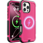 For MagSafe Heavy-Duty OTT Armor Phone Case For iPhone 18/17/16/15/14 Pro Max Plus Magnetic Military Grade Drop Protection Cover