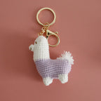 Funny Zebra Crochet Keychain Sheep Animal Bag Charm