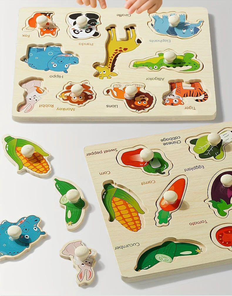 Montessori Geometry Shape Matching Puzzle Board
