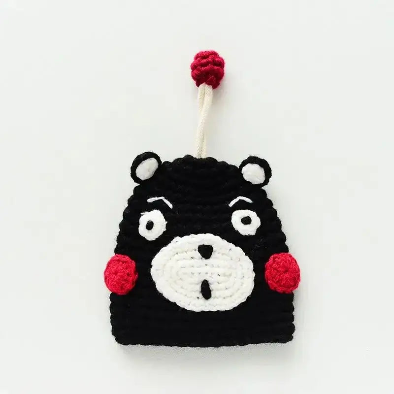 Cute Crochet Cactus Keychain Decorative Bag Charm