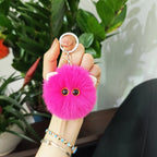 Blush Cat Ball Plush Keychain Cute Cat Bag Charm