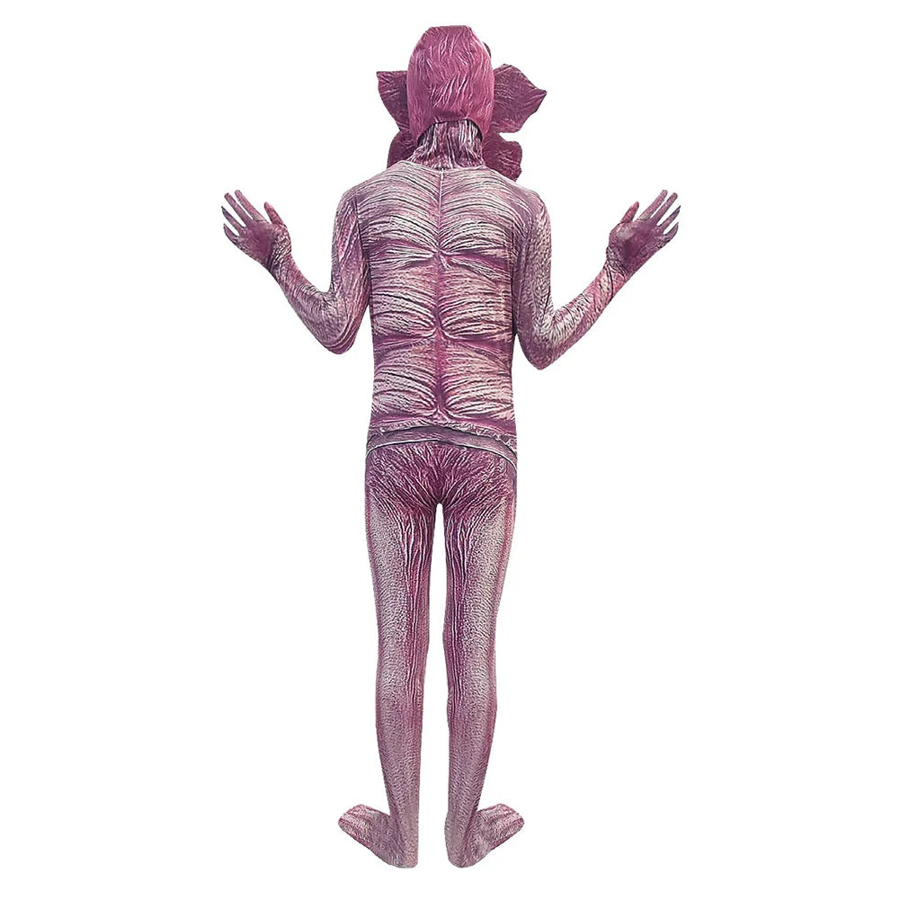 S3 S5 Horror Demogorgon Cosplay Jumpsuit TV ST 6 to 14 Years Disfraz Costume Teen Boys Fantasy Cloth Halloween Carnival Clothing
