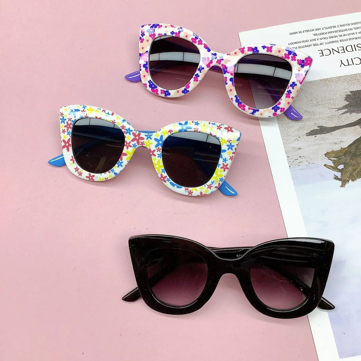 Flower Kids UV400 Travel Sunglasses for Boys & Girls