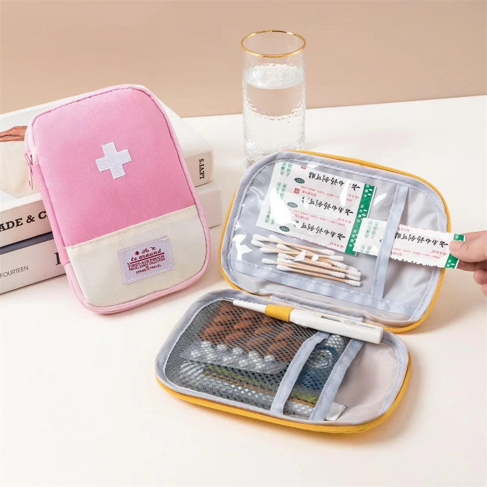 3PCS Portable Medical First Aid Kit Organizer Travel & Emergency Storage Bags