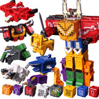 Math Cube Transformation Robot Toy