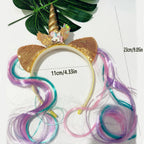 Unicorn Birthday Girl Headband for Kids