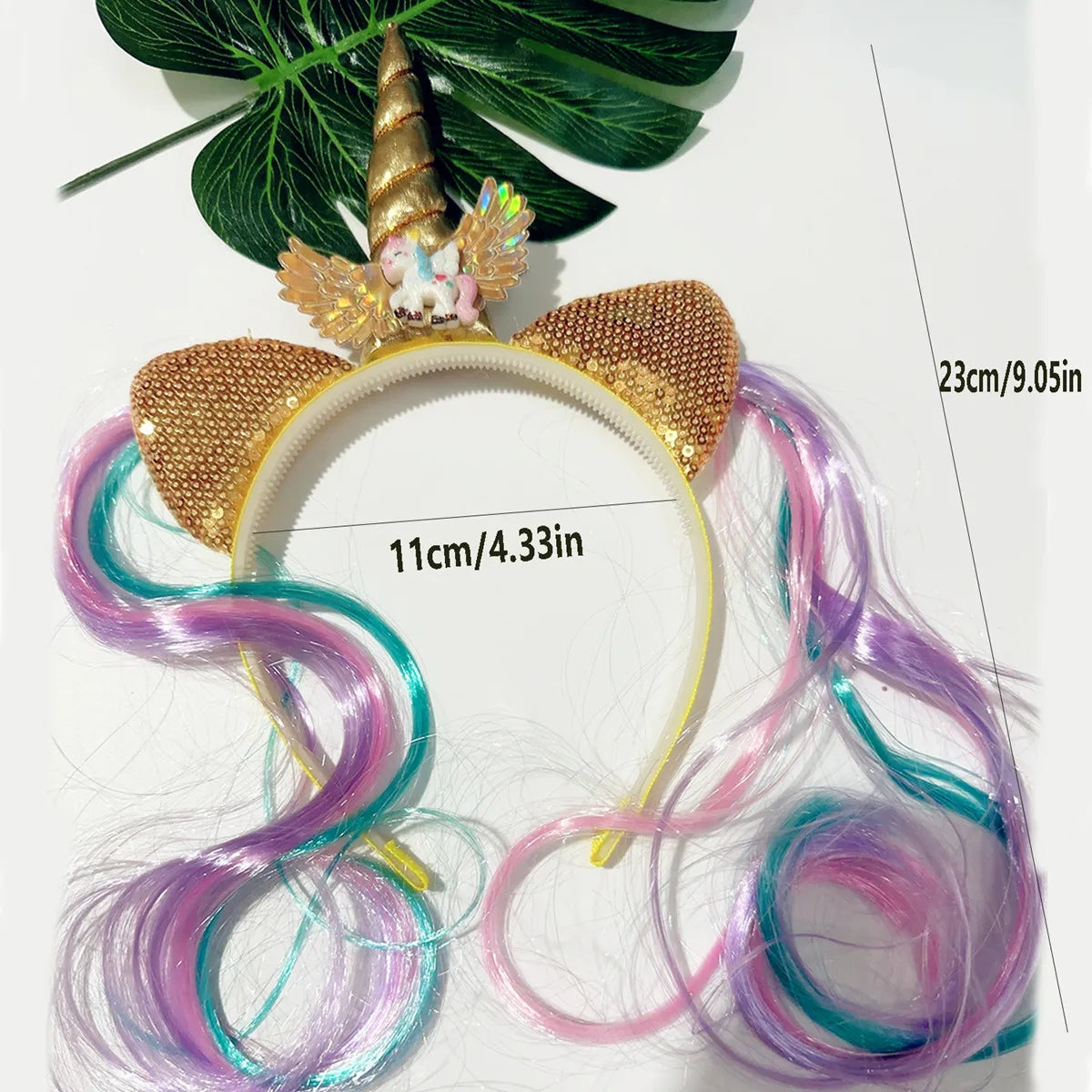 Unicorn Birthday Girl Headband for Kids