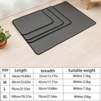 Winter Waterproof Dog Pee Pad Reusable Washable Dog Urine Mat Car Seat Floor Pet Cat Bed Furniture 60x90 Size Tapetes Para Carro