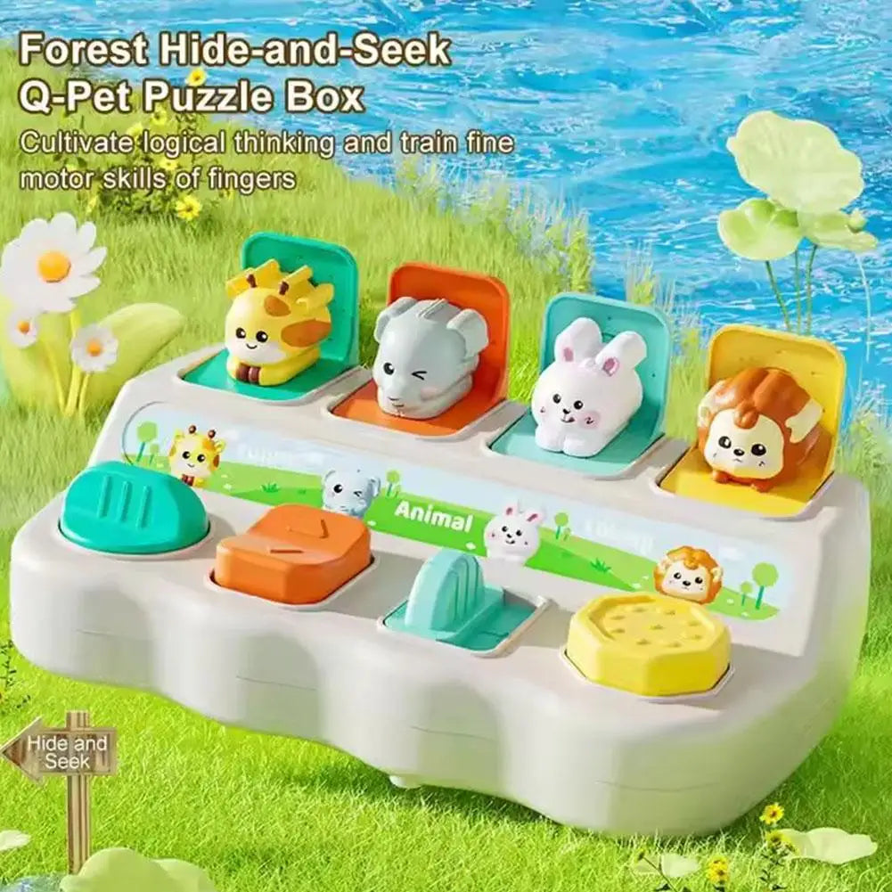 Montessori Pop Up Animal Learning Box