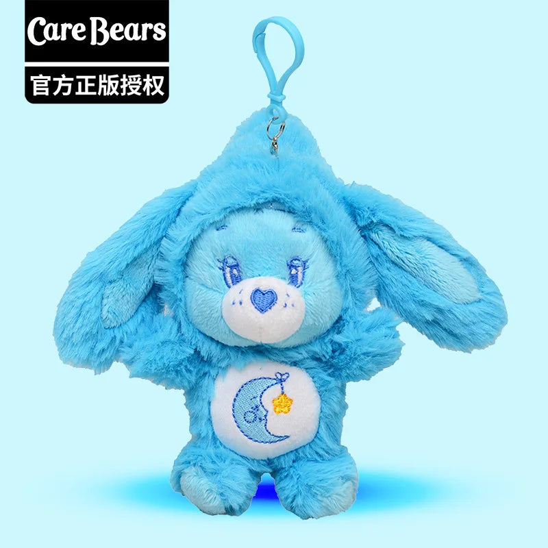 Care Bears Rabbit Hat Plush Keychain Rainbow Bear Bag Charm Gift