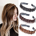 Synthetic Braided Headband for Women