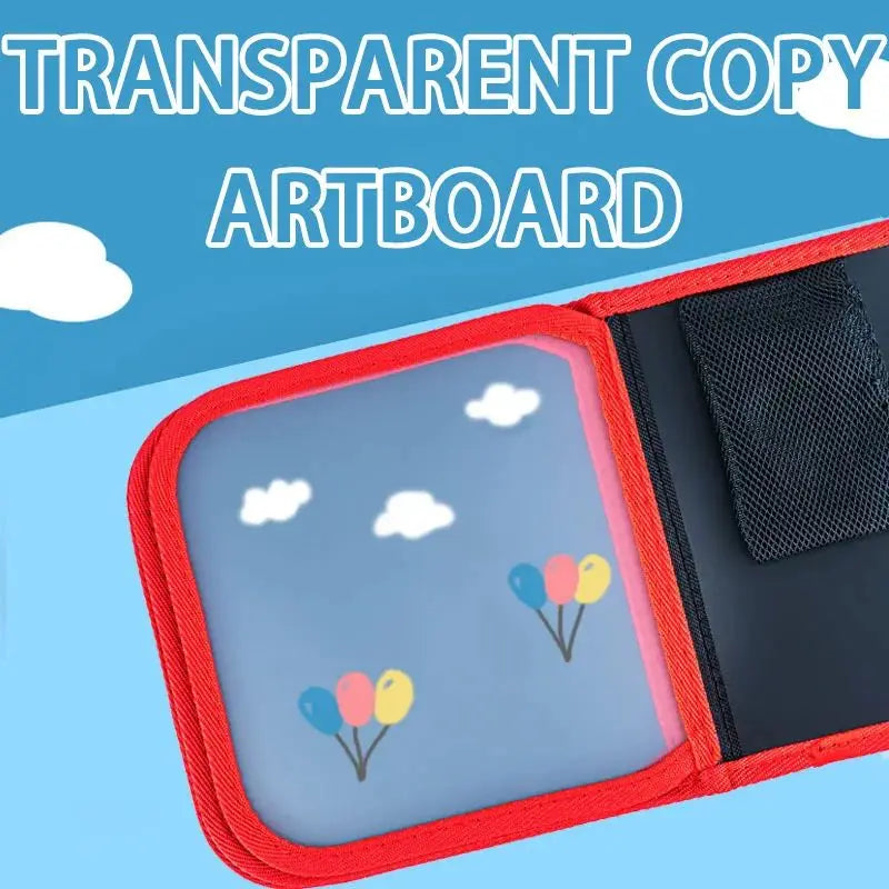 Erasable Reusable Doodle Book Drawing Pad with 12 Watercolor Pens