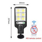 1/2/3/4PCS Solar Lights Outdoor 3 Modes 200COB Waterproof Street Lamp Motion Sensor Security Lighting for Garden Patio Path Yard