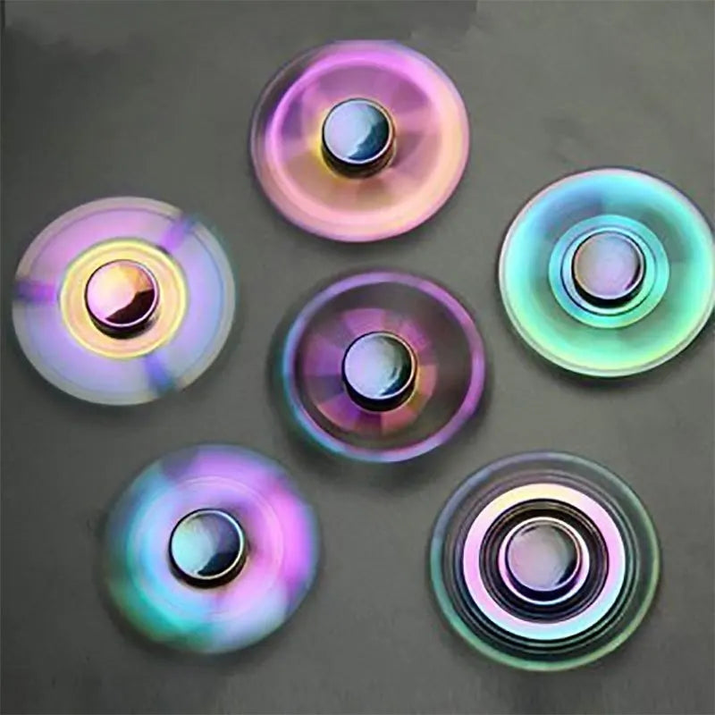 Colorful Metal Fidget Spinner – Stress Relief Toy