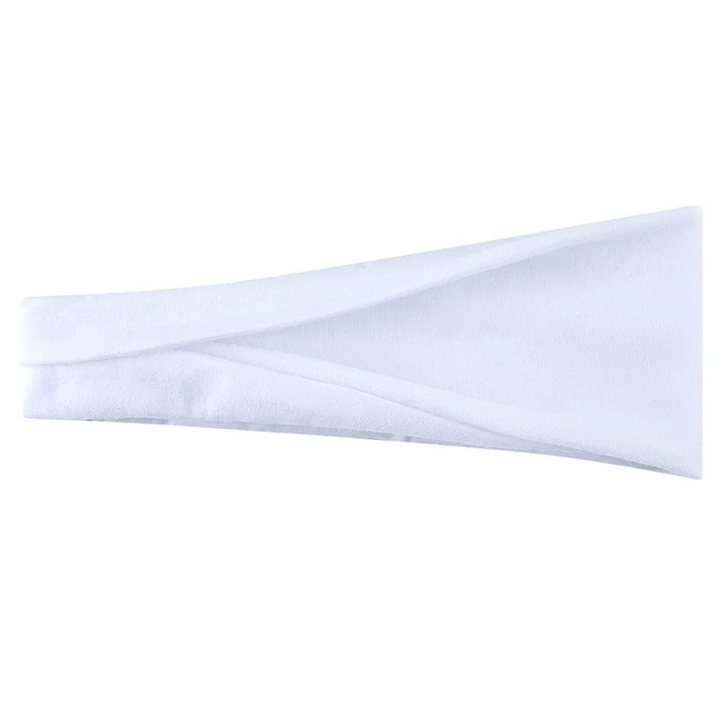 Women's Solid Color Elastic Turban Yoga Headband