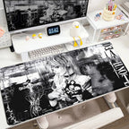 New Misa Amane Light Yagami Desk Mat Death Note Anime Mousepad Computer Gamers Lock Edge Mouse Pad Gaming E-sports Keyboard Pads