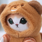 Mofusand Plush Keychain Anime Cat Bag Charm Gift for Collectors