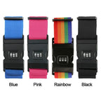Adjustable Luggage Belt Elastic Suitcase Security Strap for Travel & Carry-On