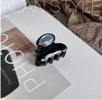 Mini Heart Acetate Hair Claw Clip for Women & Girls