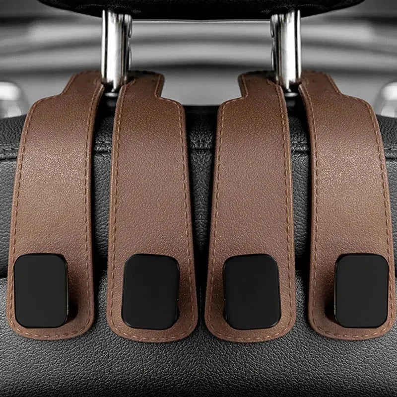 Car Headrest Hooks Hanger for Bags Seat Back Organizer Holder Clips Auto Fastener Hooks Car St