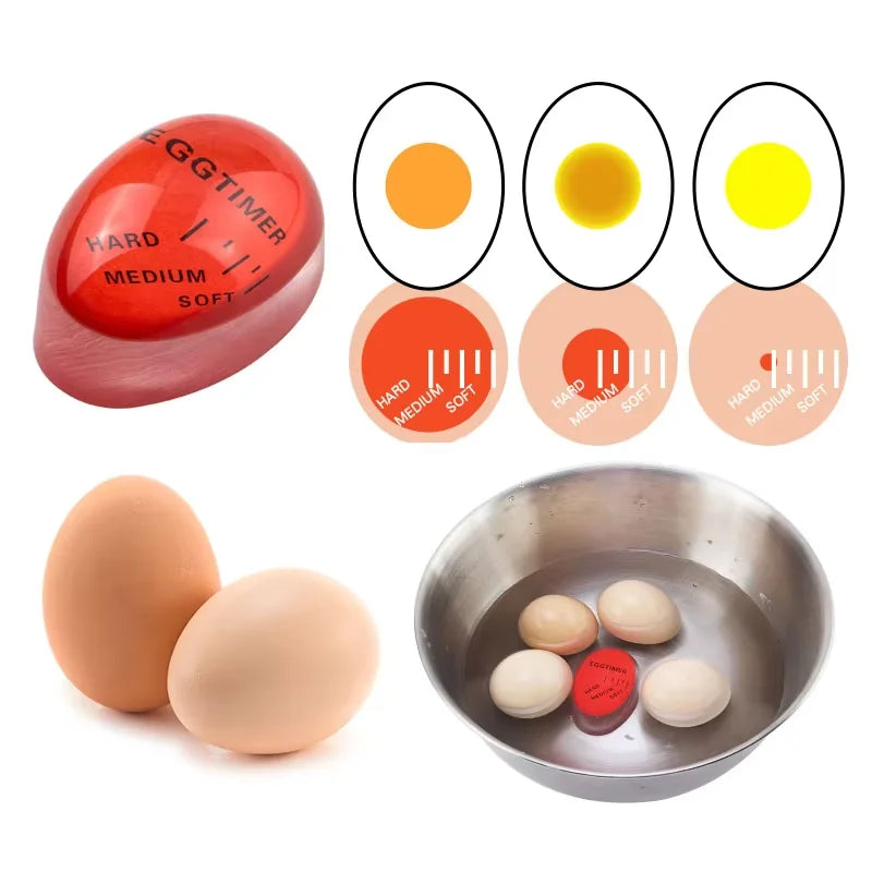 Color Changing Egg Timer for Perfect Soft and Hard Boiled Eggs
