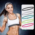 4-Pack Non-Slip Elastic Sports Headbands for Men & Women