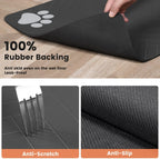 Pet Feeding Mat-Absorbent Pet Placemat for Food and Water Bowl with Waterproof Rubber Backing Quick Dry Water Mat for Dog Cat