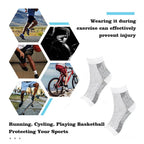 1Pair Neuropathy Socks Ankle Protector Anti Fatigue Compression Foot Sleeve Support Brace Socks Exercise Sports Protective Gear