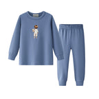 Ali Layette AW26 Baby Footed Romper Matching Hat Girl Boy Cotton Pajama Sets