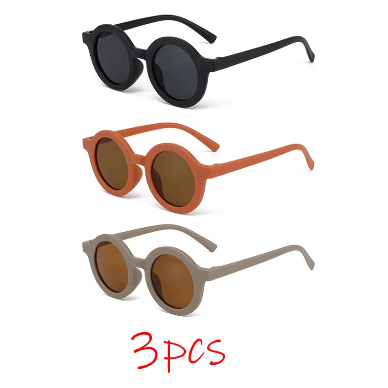 Round UV400 Baby & Kids Sunglasses for Ages 1–7