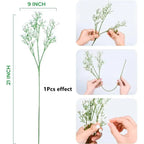 1Pcs 63cm Babies Breath Artificial Flowers Plastic Gypsophila DIY Floral Bouquets For Handmade Wedding Party Home Decoration