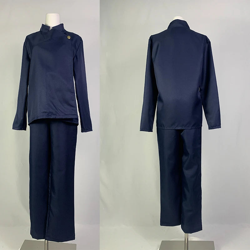 Gojo Satoru Cosplay Costume – Anime High School Uniform Set