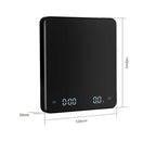 Electronic Coffee Scale with Timer and Silicone Pad USB Rechargeable