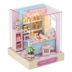 Wooden Miniature Doll House DIY 3D Puzzle Building Kit