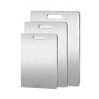 316 Stainless Steel Cutting Board – Double Sided Chopping & Kneading Board