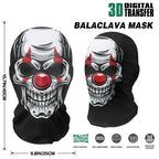 Skeleton Full Face Fashion Headwear Mask Motorcycle Perspective Net Balaclava Bike Outdoor Wearing Halloween, Christmas Mask