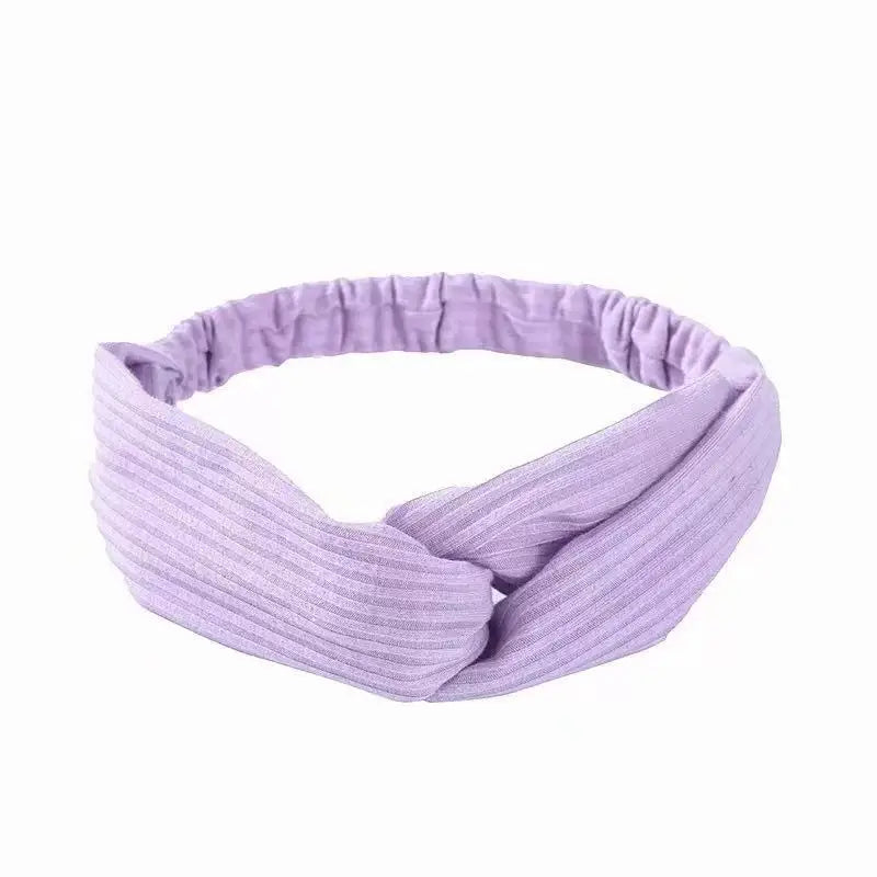 Boho Cross Knot Elastic Headband for Women