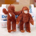 Cartoon Punch Monkey Plush Keychain Cute Bag Charm