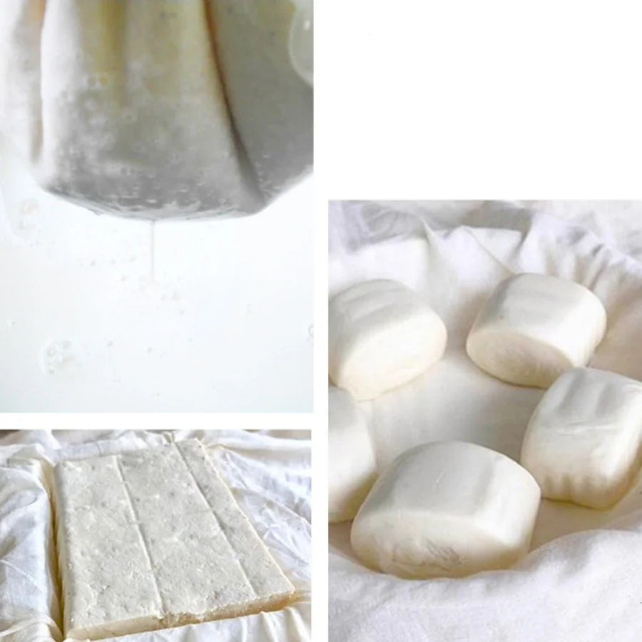 2PCS Cotton Steamer Cloth for Soy Milk Filtering and Food Steaming