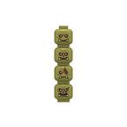 MOC City Halloween Expression Accessories Building Blocks Face Injured Head Terror Scene Ghost Skeleton Bricks Friends Toys Gift