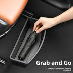 SEAMETAL Under Seat Storage Box Universal Car Seat Bottom Organizer Box Removable Storage Box Gadget Case Universal Accessories