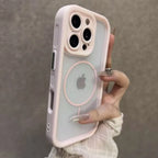 Luxury Matte For Magsafe Transparent Phone Case For iPhone 18 17 16 15 14 13 12 Pro Max 17 Pro 16 Plus Air Magnetic Bumper Cover