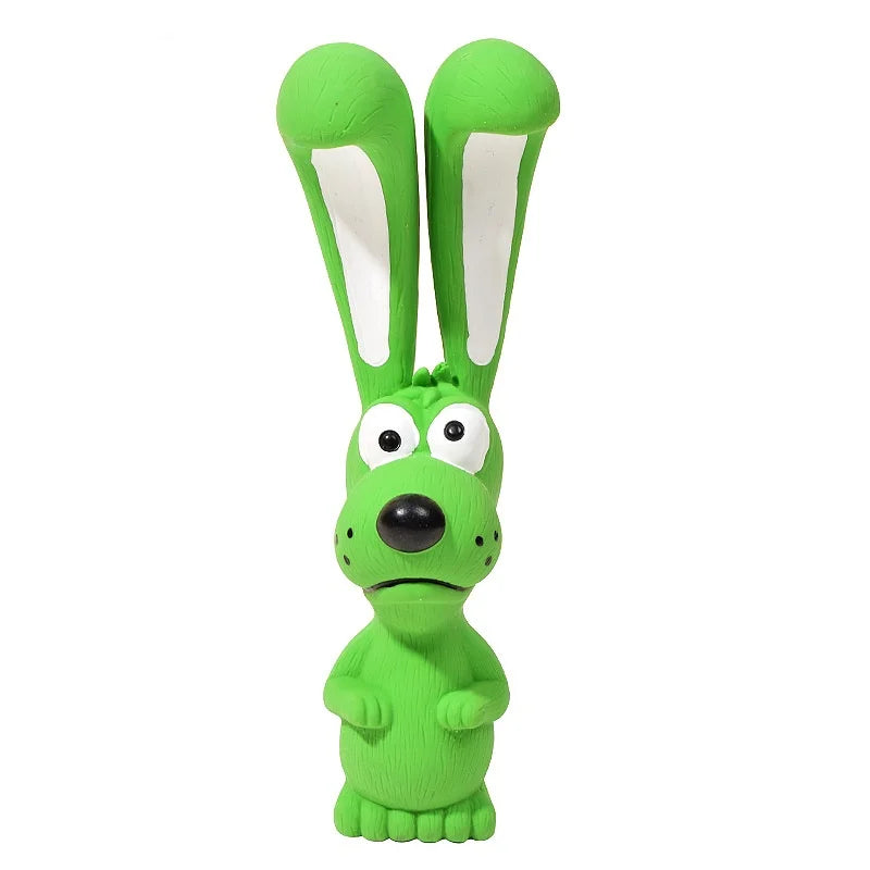 Pet Supplies Latex Pet Toys Collection Grinding Teeth Cleaning Bite Interactive Dog Toys Naughty Rabbit Dog Latex Chew to